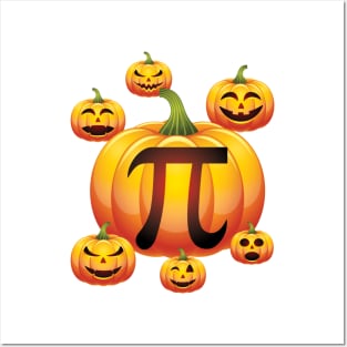 'Pumpkin Pi Thanksgiving' Funny Math Gift Posters and Art